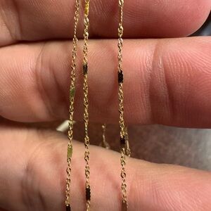 14k Gold Dainty Necklace